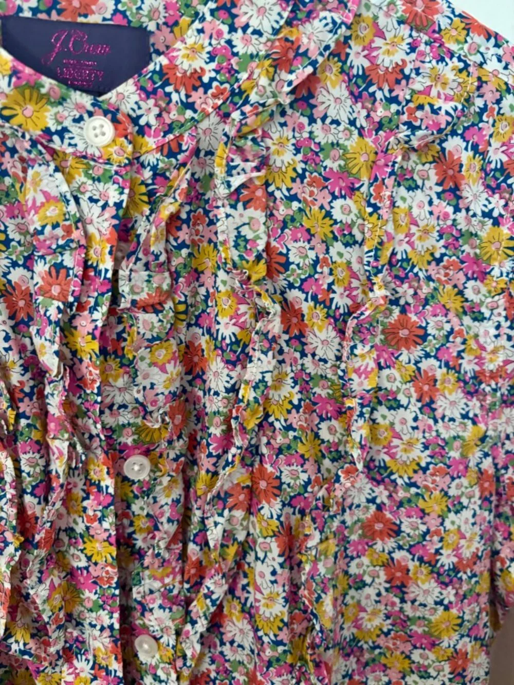 J. Crew Liberty Floral Button Up EUC - Small